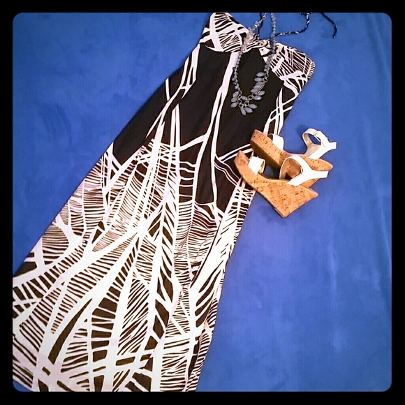 Loft, navy, strapless sundress