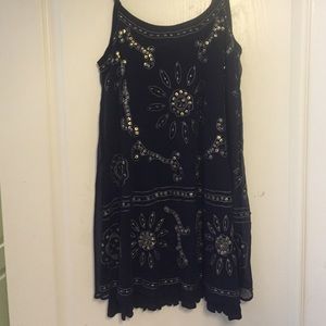 American eagle sequined chiffon dress