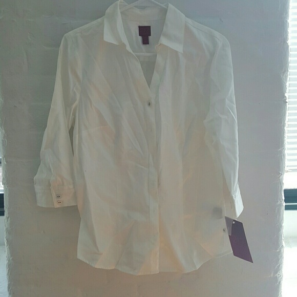 White button down blouse with tags!