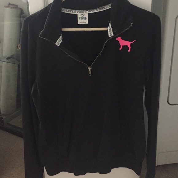 Victoria's Secret Pink half zip sweatshirt
