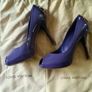 NWT Louis Vuitton Oh Really! Peeptoe Pumps
