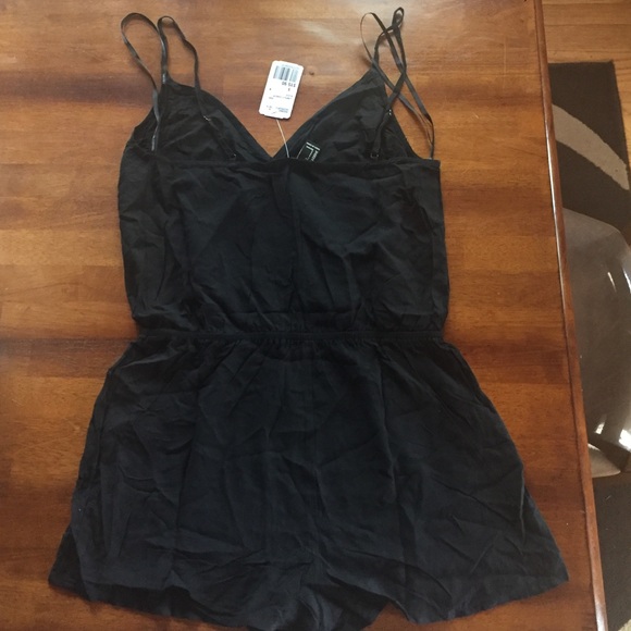 Black Cami Romper - Picture 2 of 4