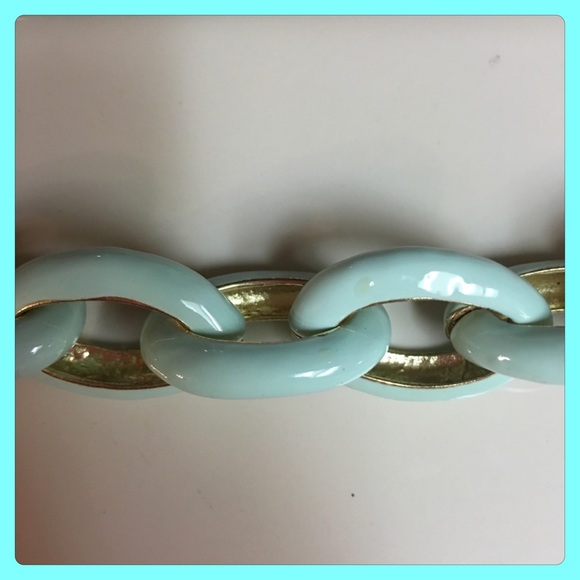 🎉HP 11/6/16🎉 🌹Mint Enamel Link Bracelet🌹 - Picture 4 of 4