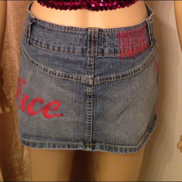 JLo Jean mini skirt - Picture 2 of 4