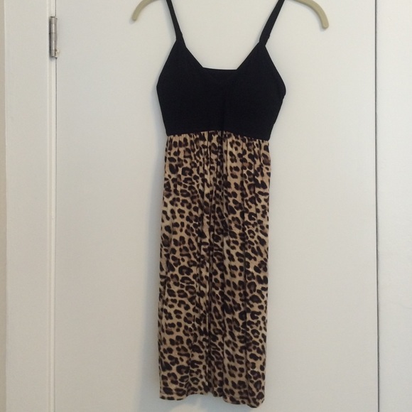Leopard print nightgown