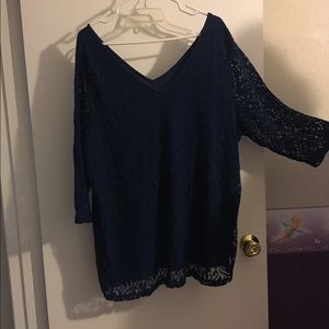 💥SOLD💥Lane Bryant top that is navy blue