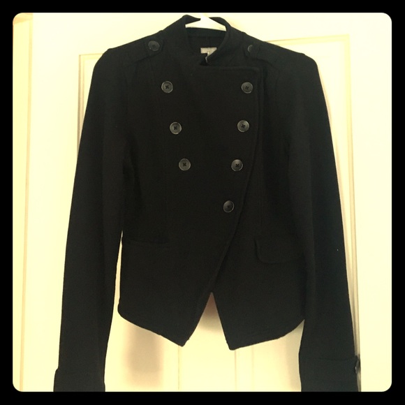 Converse black peacoat