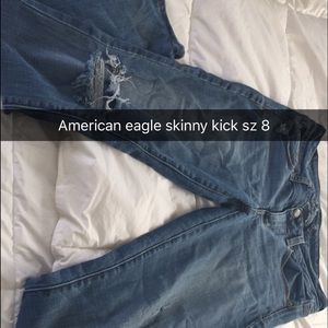 American Eagle Skinny Kick jeans