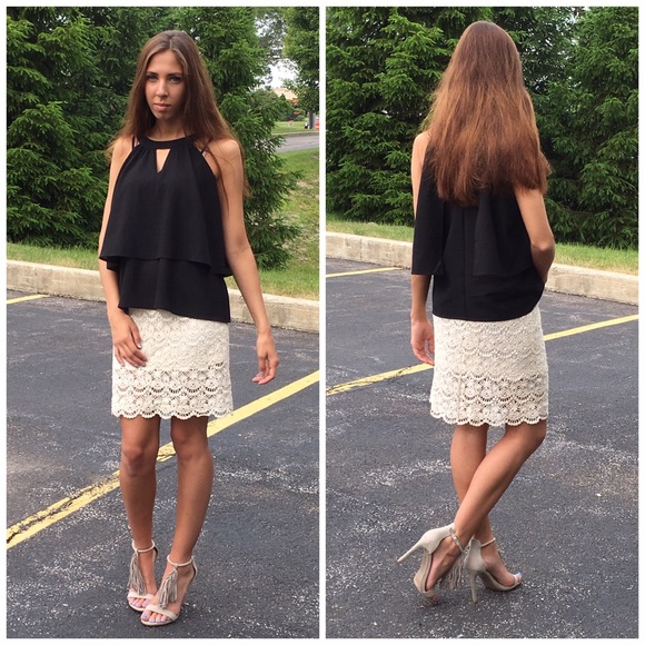 🆕 Ivory Crotchet Midi Skirt pastel - Picture 2 of 4