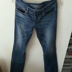 Extra-Long American Eagle Kick Boot Stretch Jeans