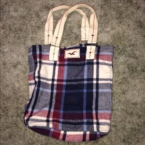 Flannel Hollister Hand Bag!!