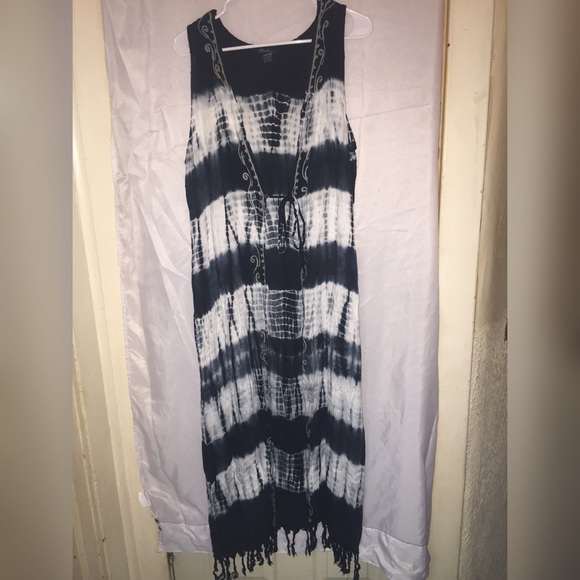 Tie-Dye Beach Cover Up