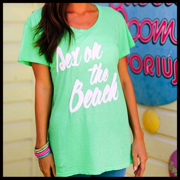WILDFOX COVERUP TEE TALL ORDER S*X ON THE BEACH - Picture 7 of 8