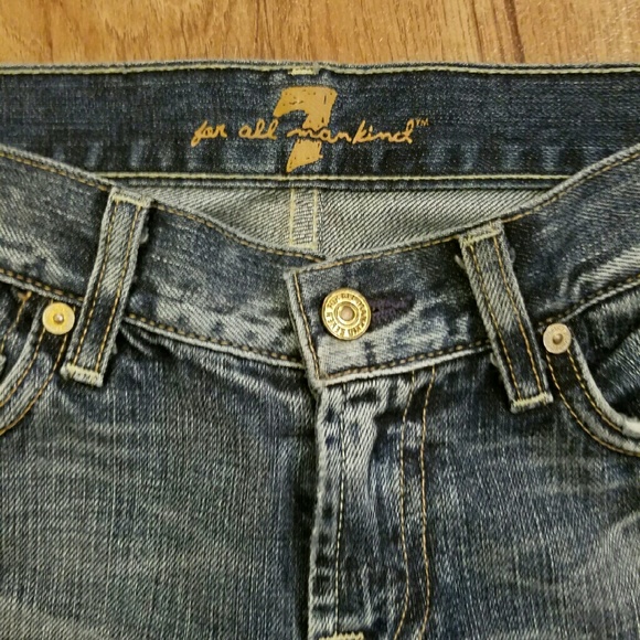 7 Jeans Flare Cut 25 x 31 Cute and GREAT CONDITION - Picture 2 of 4