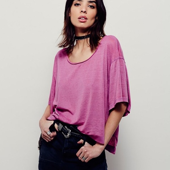 Free People Tops - 🎉flash sale🎉Free People oversized tee