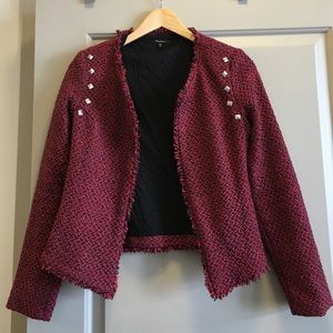 Tweed Jacket with Stud Detail