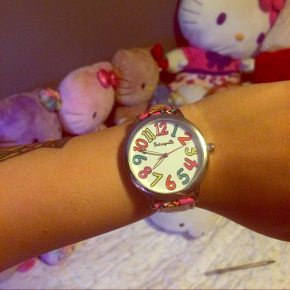 Colorful Betsey Johnson watch 🌸