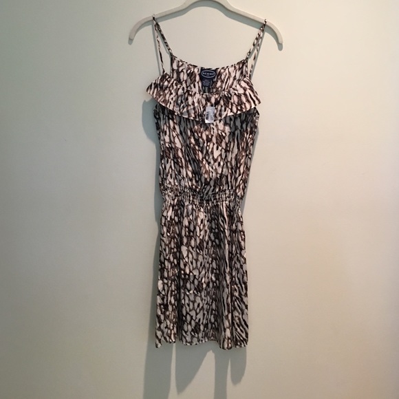 🌼🌸 SPRING MARKDOWN Scoop Ruffle Animal Dress