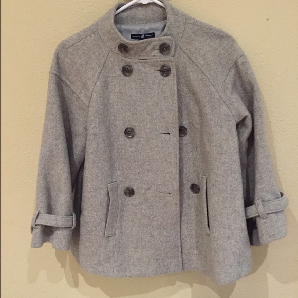 Gap gray wool jacket, small, good condition - Picture 1 of 3