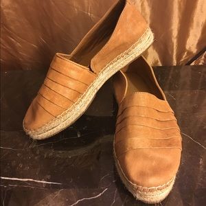 Shoes, espadrille, slip on, faux leather,