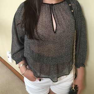 Polka Dot Blouse: Zara