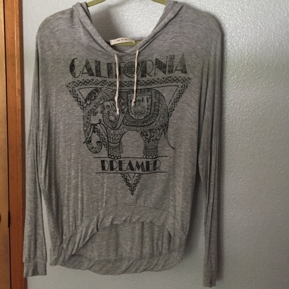 Grey loose sweatshirt - Picture 1 of 4