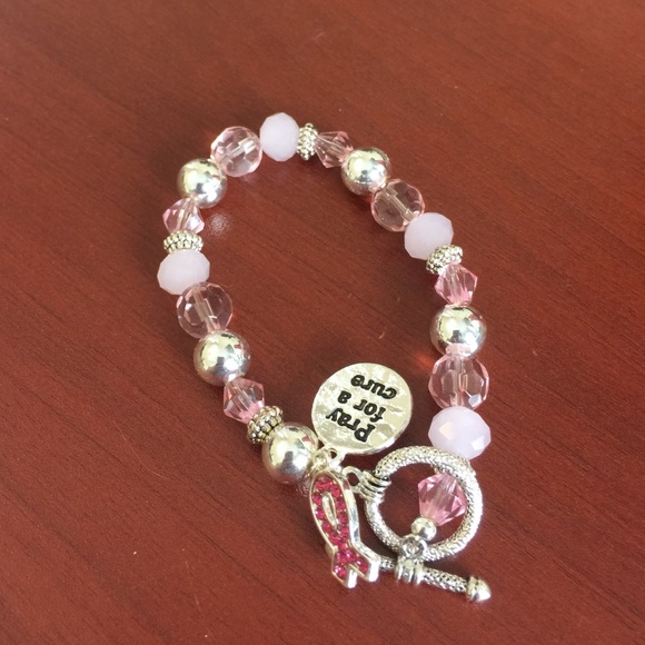 Breast cancer bracelet