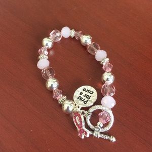 Breast cancer bracelet