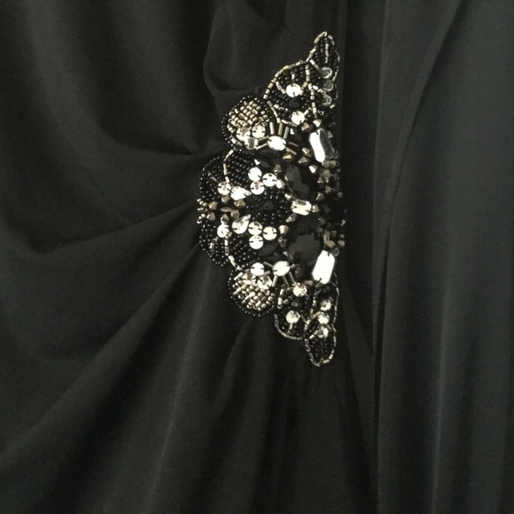 Black after-five mini dress - Picture 2 of 2