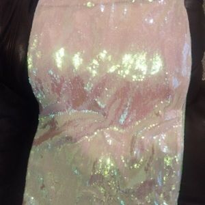 Sequin Midi Skirt