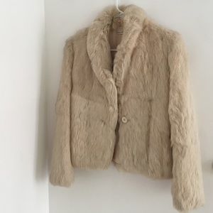 Gorgeous vintage rabbit fur coat.