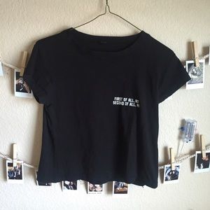 Brandy Melville First of All, No T-shirt