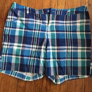 Plaid shorts