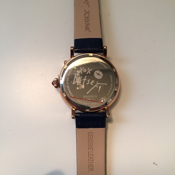 Dazzling Navy Blue Betsey Johnson Watch ?