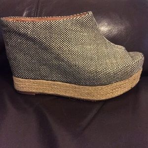 Jeffrey Campbell Twill Clog/Wedge