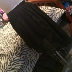 Black High waist skirt