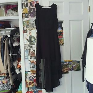 Forever 21 black flowy dress