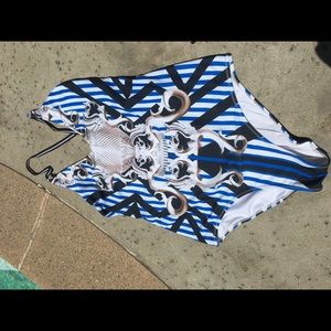 NEW one piece Clover Canyon swim!