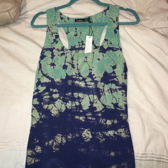 Gypsy Multicolot Tie Dye Tank Top