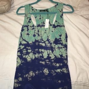 Gypsy Multicolot Tie Dye Tank Top