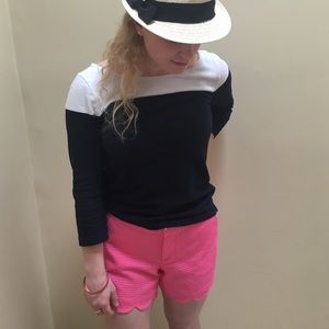 Pink Scallop Shorts: Lilly Pullitzer