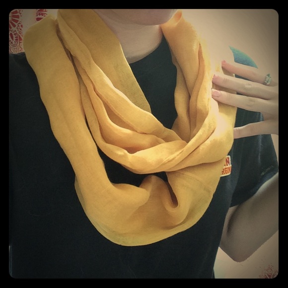 dark gold infinity scarf