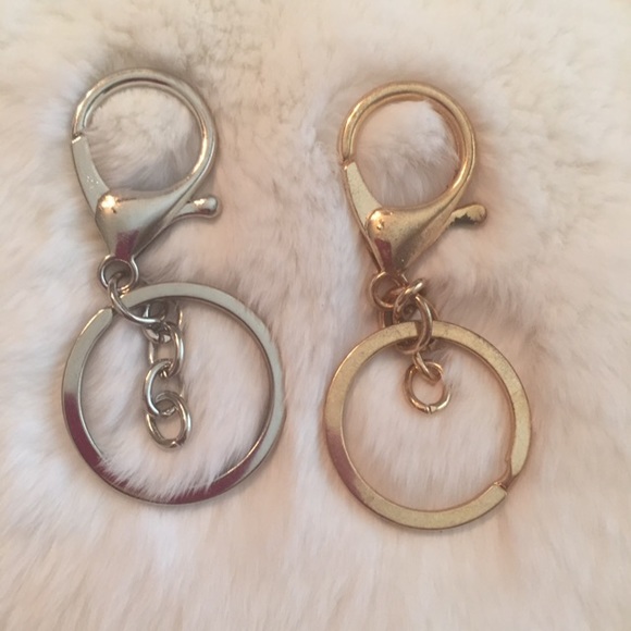 Real Rabbit Fur Keychains. Medium - Picture 2 of 3
