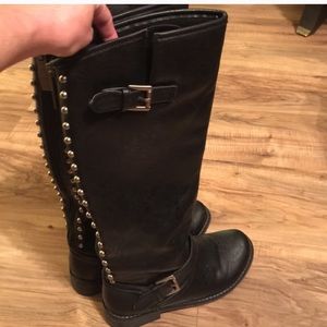 Studded boots