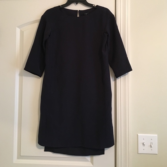 Navy Ann Taylor dress - Picture 1 of 2