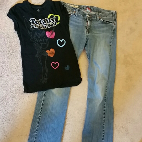 Dedigner Lucky Brand Jean's & Shirt