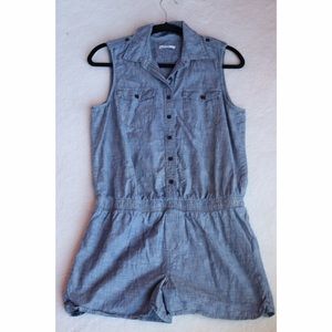 GAP 1969 Chambray Romper Size Small