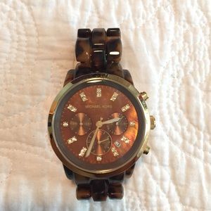 SOLD. Michael Kors- Brown Dial Tortoise -Watch