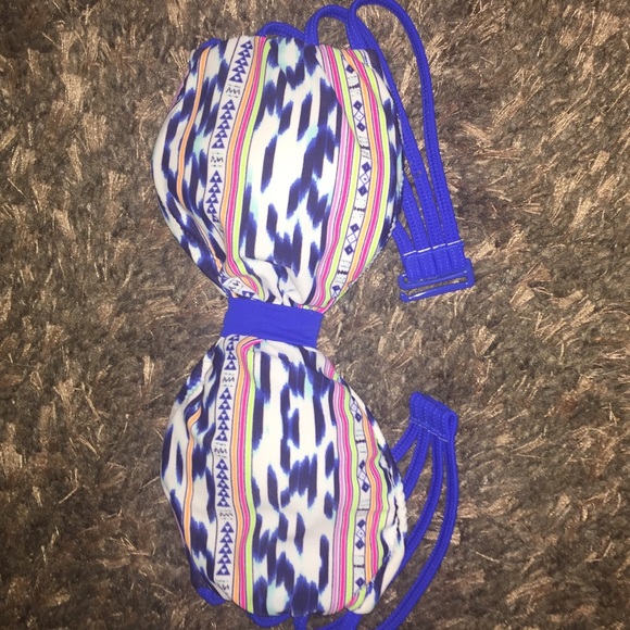 strapless bathing suit