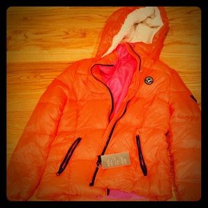 American Eagle lightweight puffer bomber jacket